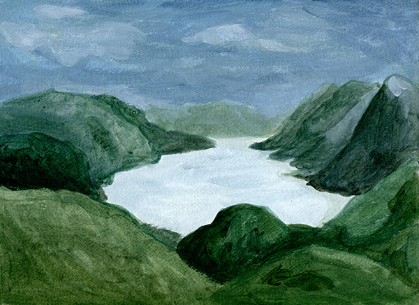 Jotunheimen - Acrylique - 24 x 32 cm